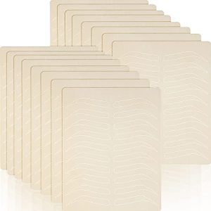 16-Piece Double-Sided Microblading Practice Skin Kit for Beginners and Professionals