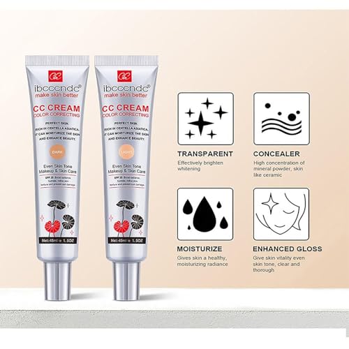 Luminae 1.5oz Color Changing CC Cream and Moisturizing Foundation for All Skin Types - Image 3