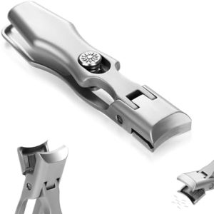 Super Sharp Stainless Steel Toenail Clippers for Thick Nails with Ergonomic Grip