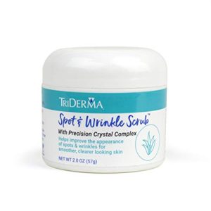 TriDerma 2 oz Microdermabrasion Scrub for Spots and Wrinkles, Skin Exfoliator