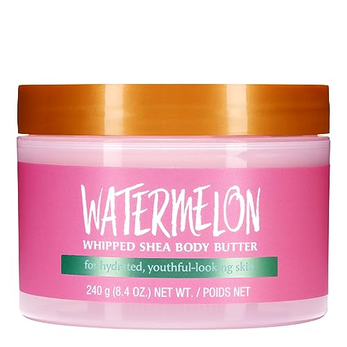 Tree Hut Watermelon Whipped Shea Body Butter, 8.4oz Hydrating Moisturizer for Soft Skin