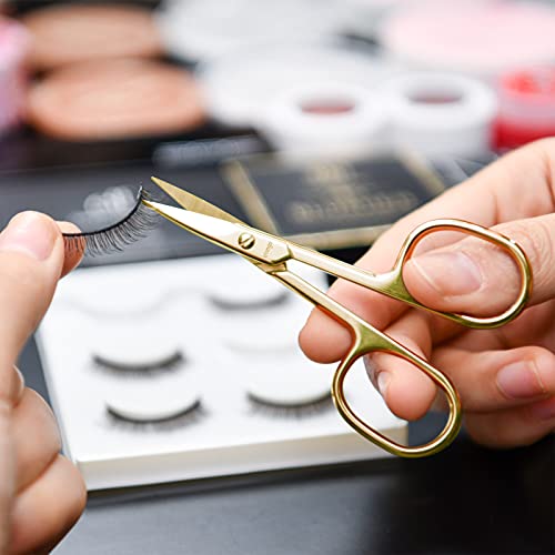 LIVINGO 3.5-Inch Gold Stainless Steel Nail Cutter Scissors for Precision Grooming - Image 7