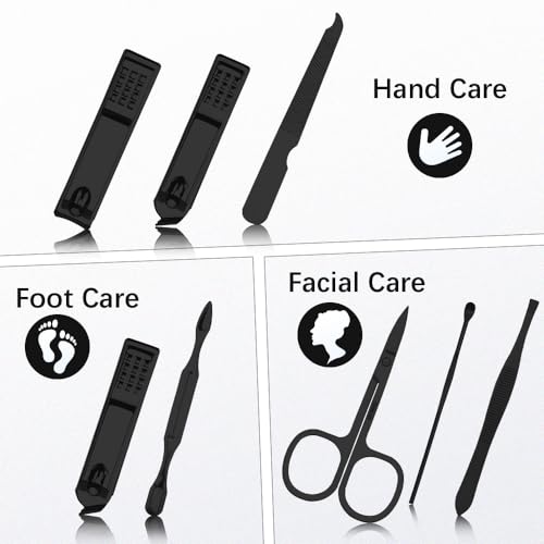7-in-1 Stainless Steel Manicure Set for Men and Women, Durable and Compact Design - Image 7