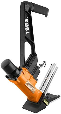 Freeman 18-Gauge Pneumatic Flooring Nailer Kit with Mallet and Plates Included - Image 2