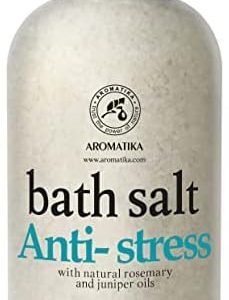 De-Stress Bath Salts 21.16 Oz Relaxing Blend with Rosemary and Juniper Oils