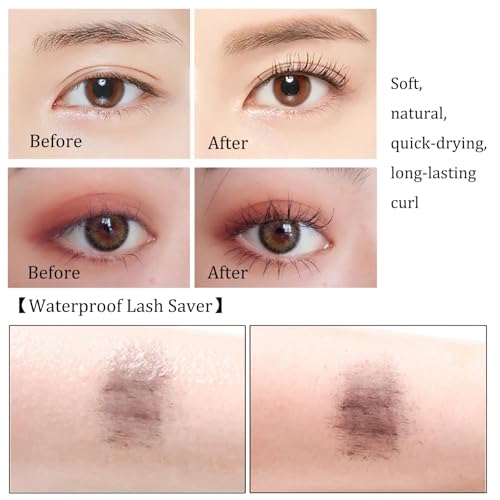 Vivavogue 2PCS Black Waterproof Iron Wand Mascara Set for Long-Lasting Wear - Image 5