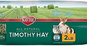 Kaytee Timothy Hay for Small Animals, 2 lb Bag - Fresh and Nutritious Food
