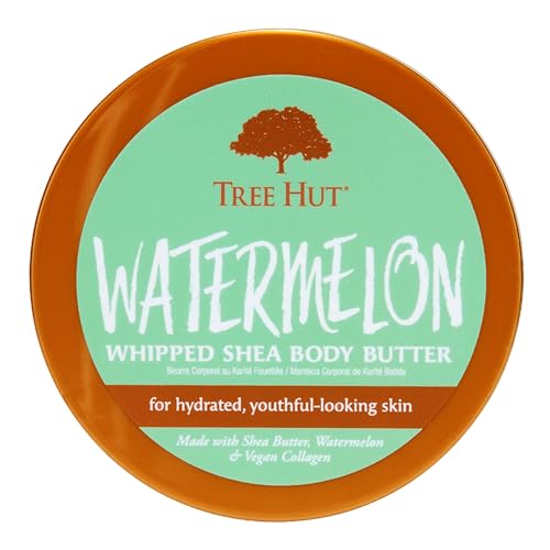 Tree Hut Watermelon Whipped Shea Body Butter, 8.4oz Hydrating Moisturizer for Soft Skin - Image 2