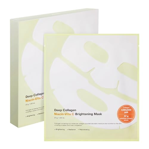 SUNGBOON EDITOR Overnight Mask with Collagen, Niacin, and Vitamin C, 4x37g