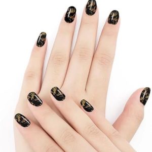 Watercolor Tiger Stripe Cat Nail Stickers - 5 Waterproof Sheets