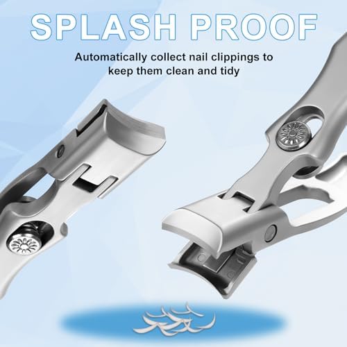 Super Sharp Stainless Steel Toenail Clippers for Thick Nails with Ergonomic Grip - Image 6