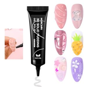 Morovan 15g Clear 3D Nail Sculpting Gel for Nail Art Design and Decoration
