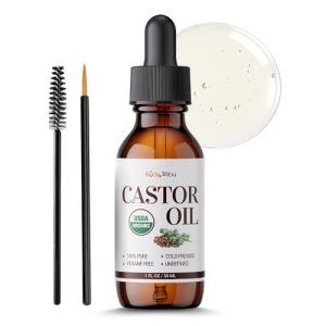 Organic Castor Oil Serum for Hair Growth - 1 Fl Oz