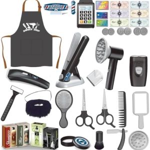 Kids Hair Salon Toy Set for Ages 3-5, Complete Styling Kit for Creative Play