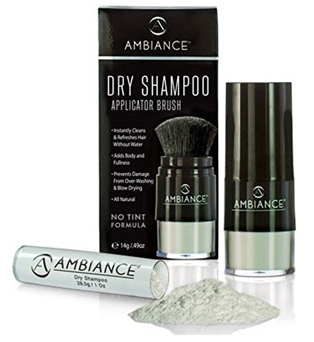 Ambiance Natural Dry Shampoo Powder - Travel Size, Non-Toxic