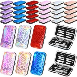 30 Sets of Professional 8-in-1 Nail Care Kit with Portable Case for Easy Storage