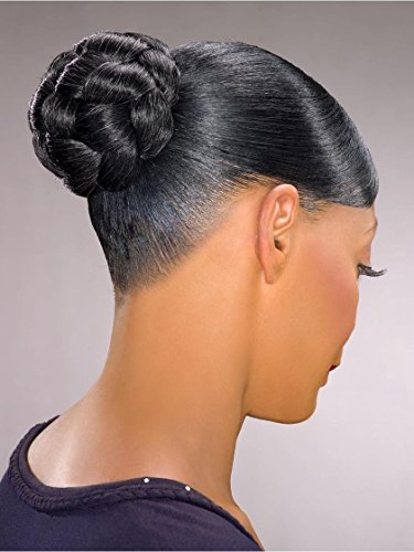 Lightweight Synthetic 1B Braided Chignon Bun Hairpiece for Easy Styling and Comfort
