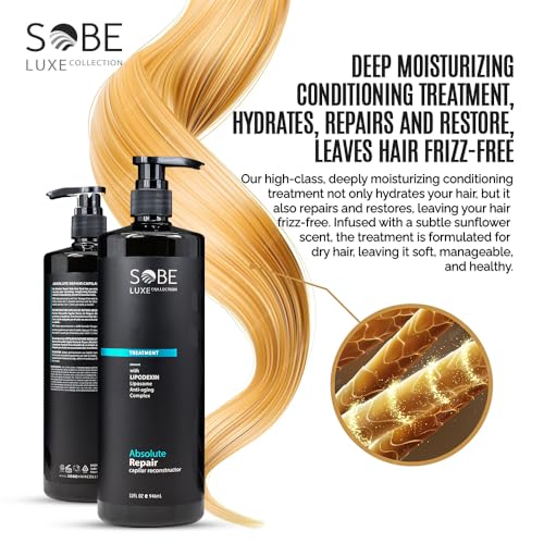 Deep Repair Keratin Hair Treatment 32 oz for Hydration and Frizz Control - Image 3
