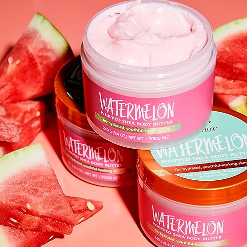 Tree Hut Watermelon Whipped Shea Body Butter, 8.4oz Hydrating Moisturizer for Soft Skin - Image 4