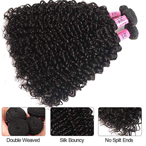 Malaysian Curly Hair 3 Bundles, 100% Remy, Natural Color, 18 Inch Length - Image 3