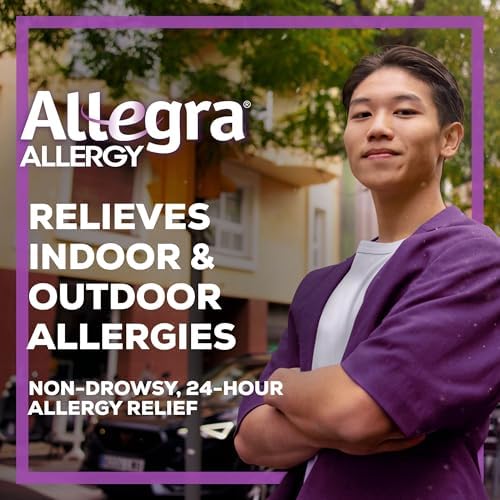 Allegra 24HR Non-Drowsy Antihistamine Tablets, 45 Count, 180 mg Capacity - Image 3