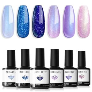 Modelones 6-Color Chameleon Gel Nail Polish Set