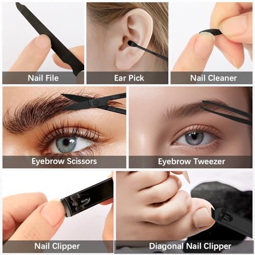 7-in-1 Stainless Steel Manicure Set for Men and Women, Durable and Compact Design - Image 4