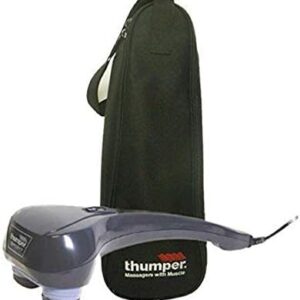 Thumper Sport Handheld Percussive Massager with Portable Carrying Case for Easy Travel
