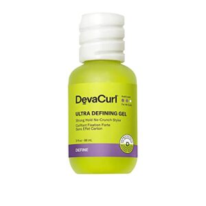 DevaCurl Ultra Defining Gel 16oz for Strong Hold and No-Crunch Finish