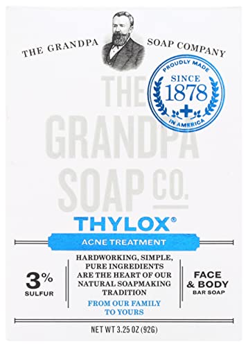 Thylox Acne Treatment Soap, 3.25 oz Each, Set of 3 Bars