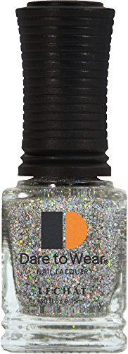 LECHAT Dare to Wear Hologram Diamond Nail Polish, 0.5 oz for Stunning Nails