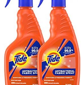 Tide Antibacterial Fabric Spray, 2 Pack, 22 Fl oz Bottles