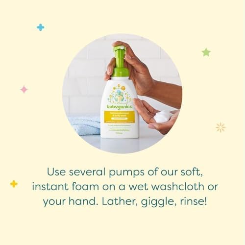 Babyganics Chamomile Verbena Baby Shampoo and Body Wash, 16oz Bottles, 3 Pack - Image 6