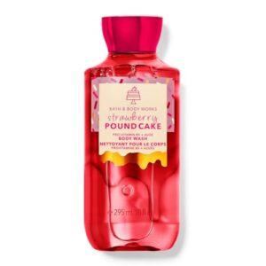 Bath & Body Works Strawberry Pound Cake Shower Gel, 10 oz, Moisturizing Formula