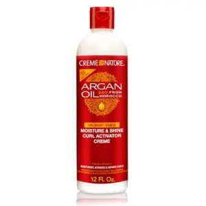 Creme of Nature Argan Oil Curl Activator Crème 12 Fl Oz for Defined Curls
