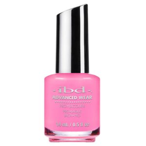 IBD Advanced Wear Pro Lacquer in Tickled Pink, 0.5 oz, Long-lasting Nail Polish