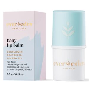 Evereden Baby Lip Balm 0.14 oz Non-toxic Fragrance Free for Delicate Skin