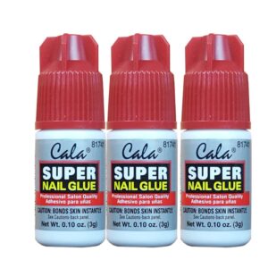 3-Pack Professional Salon Quality Nail Glue, 15ml Each for Strong and Long-Lasting Hold