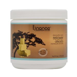 Linange Alter Ego Shea Butter Cream Relaxer, 16 Ounce, for Smooth and Silky Hair
