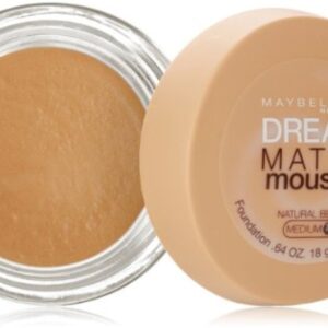 Maybelline Dream Matte Mousse Foundation Natural Beige 0.64 oz Each 2-Pack