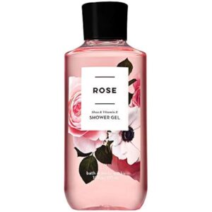 Bath and Body Works Moisturizing Rose Shower Gel, 10 oz for Soft Skin