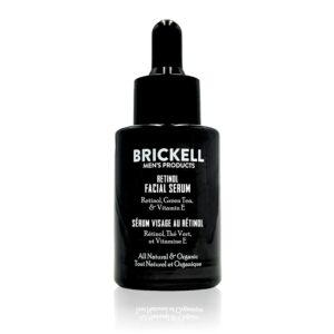 Brickell Men's Retinol Serum for Firming Lines & Wrinkles, 1 oz