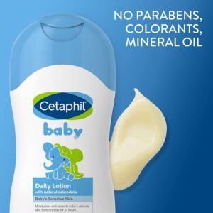 Cetaphil Baby Daily Lotion, 6.7 Fl. Oz Each, Pack of 2 Bottles