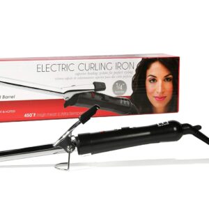 Hot & Hotter 1/4 Inch Electric Curling Iron Model #5859 in New Condition