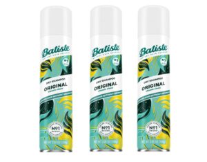 Batiste Original Dry Shampoo Set of 3 Bottles, 200ml Each, Fresh Scent