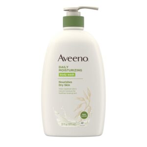 Aveeno Daily Moisturizing Body Wash with Soothing Oat, 33 fl. oz, Pack of 6