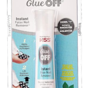 Kiss Glue Off Instant False Nail Remover 0.45 oz Each, 2-Pack for Easy Removal