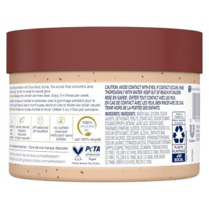 Dove Brown Sugar and Coconut Butter Body Scrub, 10.5 oz Each, 2-Pack