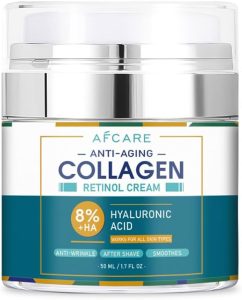 Anti Aging Collagen & Retinol Cream – Hyaluronic Acid – 1.7 oz