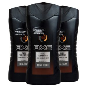 Axe Dark Temptation Men's Body Wash 3-Pack 250ml - Fresh scent